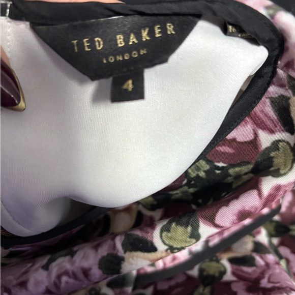 Ted Baker Pink and Purple Floral Dress - Picture 3 of 8